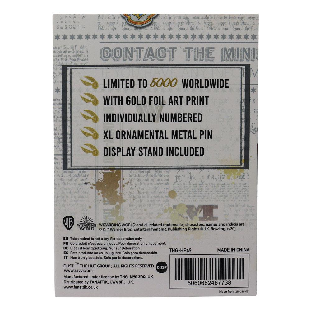 FANATTIK - Harry Potter - Pin's plaqué Or - Vif d'or (Snitch) – Image 6
