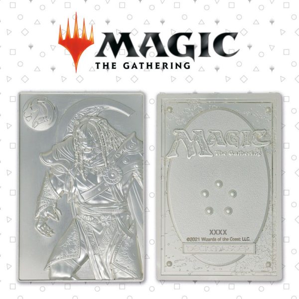 FANATTIK - Magic The Gathering - Lingot plaqué argent - Ajani Goldmane