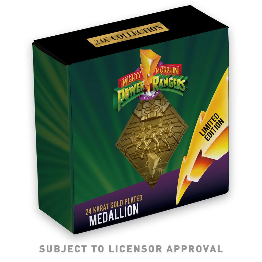 FANATTIK - Power Rangers - Médaillon plaqué Or – Image 3