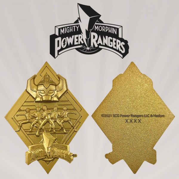 FANATTIK - Power Rangers - Médaillon plaqué Or