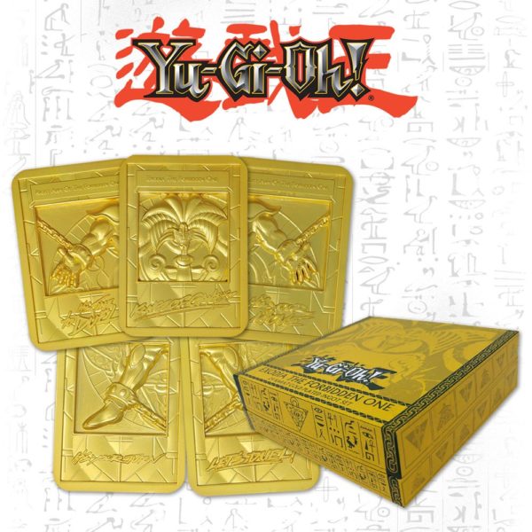 FANATTIK - Yu-Gi-OH : Lingots Exodia the Forbidden One Plaqué OR Limited Edition