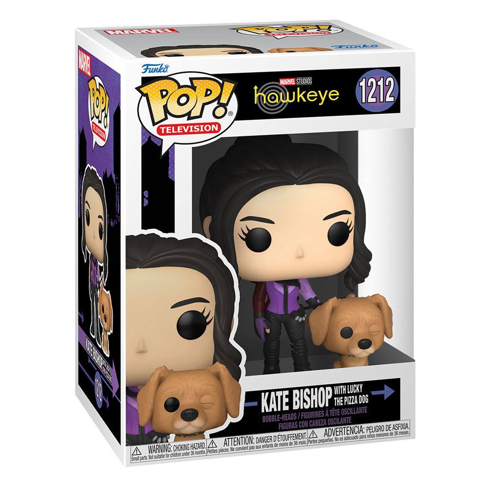FUNKO POP! - Hawkeye 1212 - Kate Bishop w/Lucky the Pizza Dog – Image 2