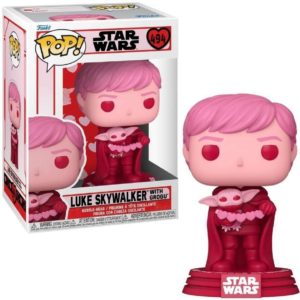 FUNKO POP! - Star Wars St Valentin 494 : Luke Skywalker with Grogu
