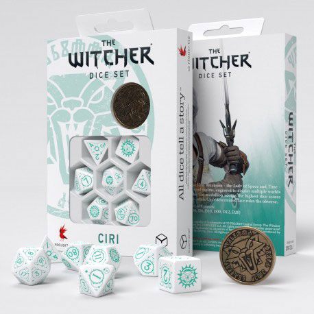 Q WORKSHOP - Set de dés (7) - The Witcher : Ciri The Law of Surprise – Image 2