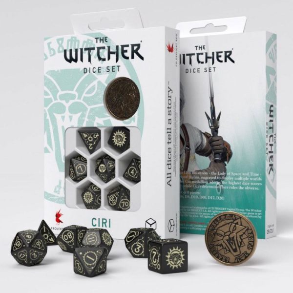 Q WORKSHOP - Set de dés (7) - The Witcher : Ciri The Zireal – Image 2