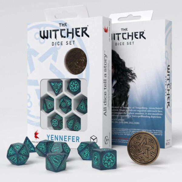 Q WORKSHOP - Set de dés (7) - The Witcher : Yennefer Sorceress Suprem – Image 2