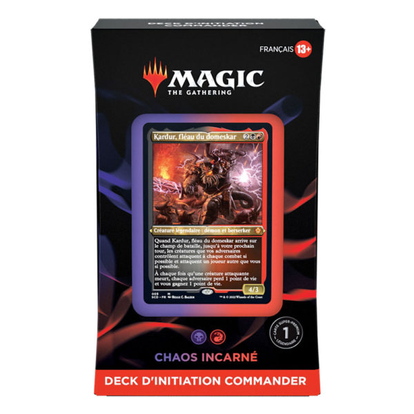 MTG - Deck d'initiation Commander 2022 - Chaos Incarné