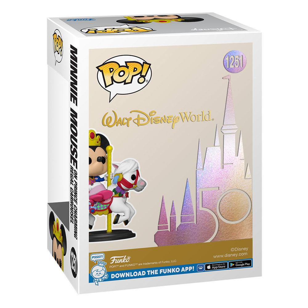 FUNKO POP! - Walt DISNEY World 50Th 1251 : Minnie Mousse on Prince Charming Regal Carrousel – Image 3