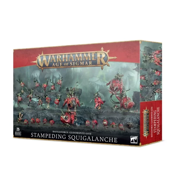 GAMES WORKSHOP - Age Of Sigmar - Battleforce : Gloomspite Gitz Stampeding Squigalanche