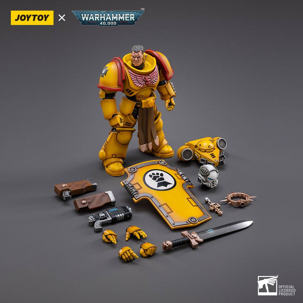 JOYTOY - Warhammer 40K - Imperial Fists Veteran Brother Thracius 1/18 – Image 5