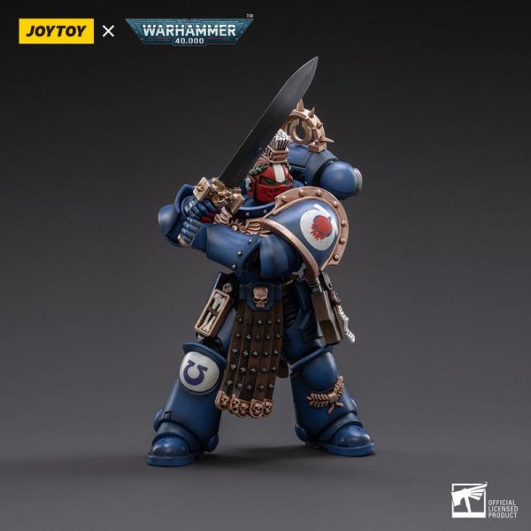 JOYTOY - Warhammer 40K - Ultramarines Veteran Sergeant Icastus 1/18 – Image 4