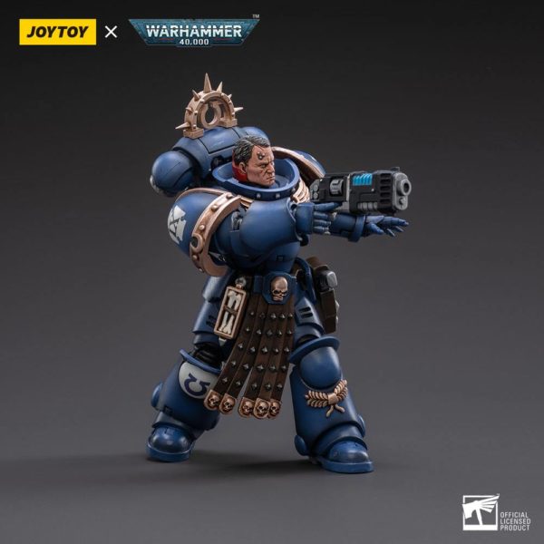 JOYTOY - Warhammer 40K - Ultramarines Veteran Sergeant Icastus 1/18 – Image 2