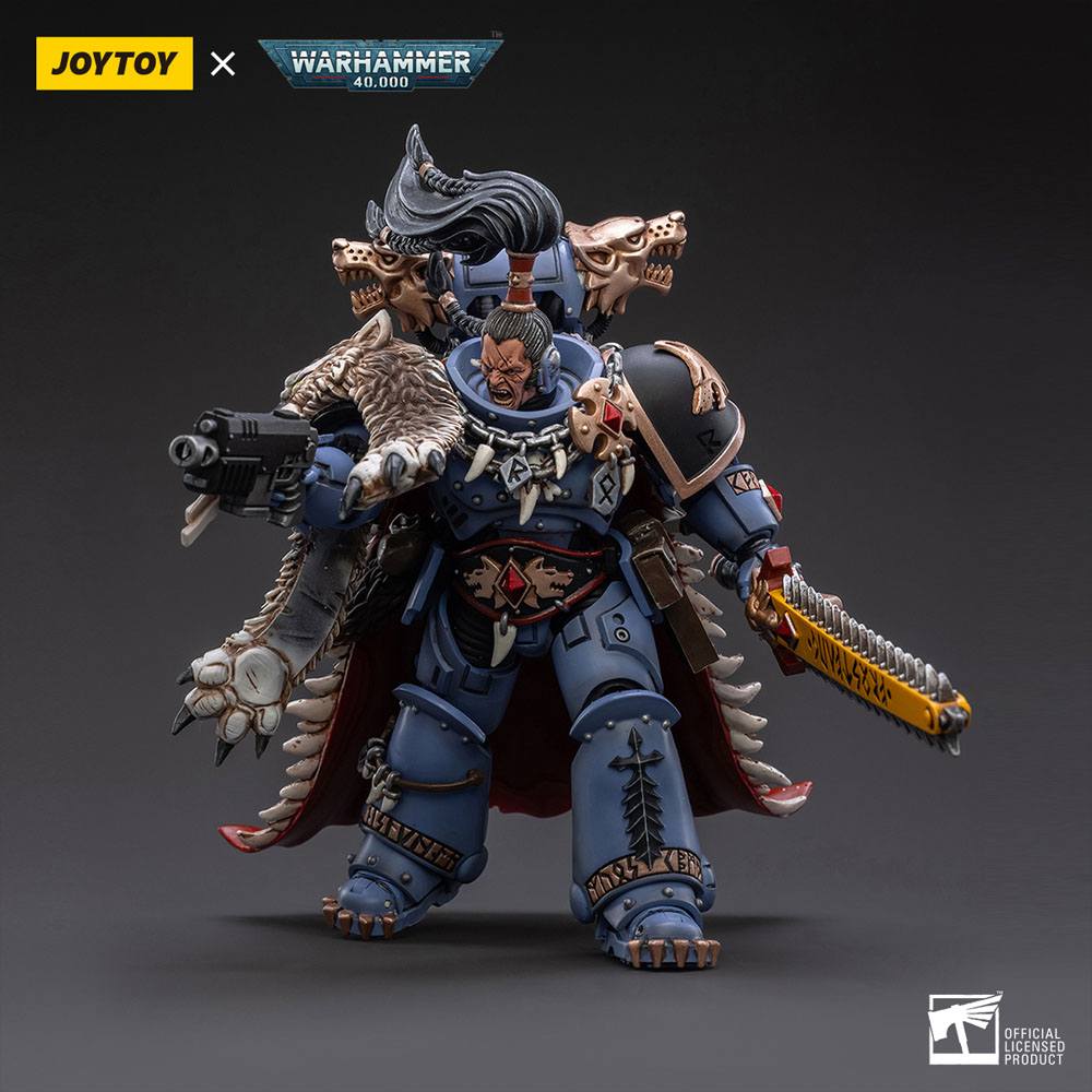 JOYTOY - Warhammer 40K - Space Wolves Ragnar Blackmane 1/18 – Image 3