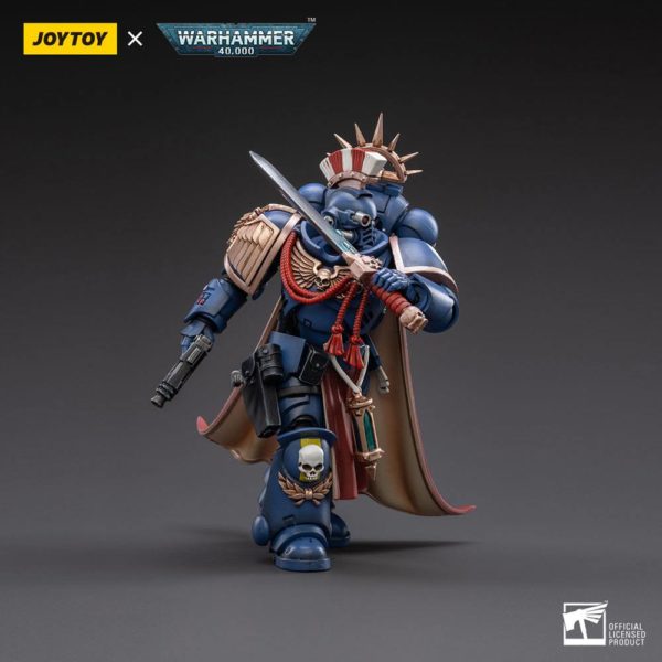 JOYTOY - Warhammer 40K - Ultramarines Primaris Captain Sidonicus 1/18 – Image 3