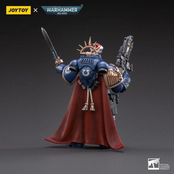 JOYTOY - Warhammer 40K - Ultramarines Primaris Captain Sidonicus 1/18 – Image 2