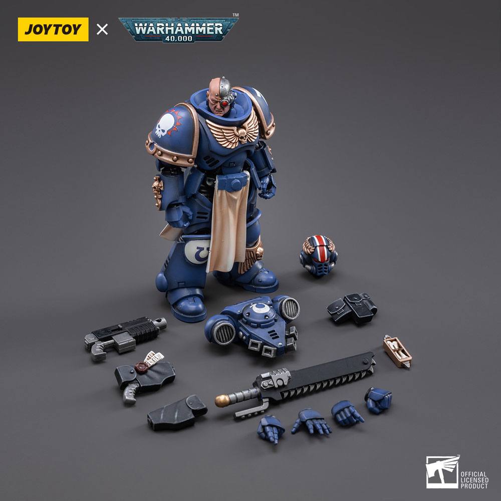 JOYTOY - Warhammer 40K - Ultramarines Primaris Lieutenant Horatius 1/18 – Image 5