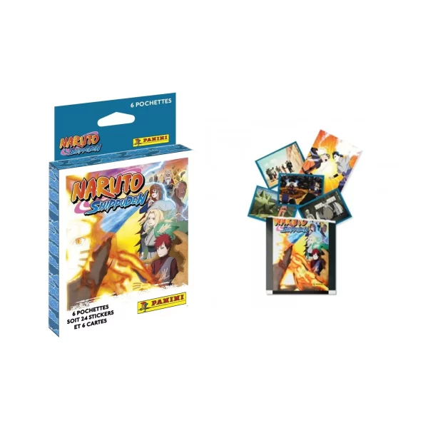 PANINI - Blister - Naruto Shippuden pochettes stickers (6)
