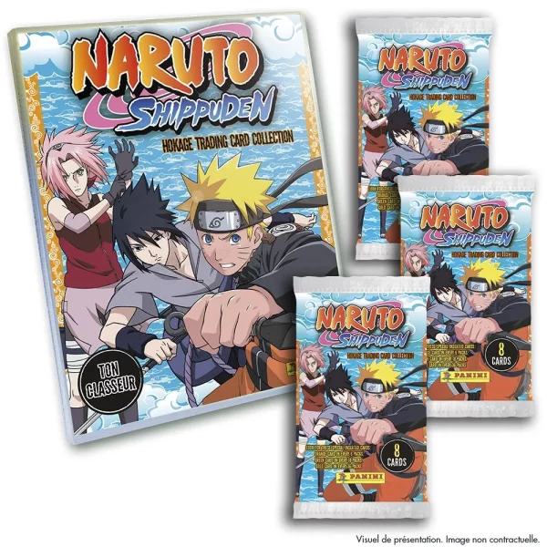 PANINI - Classeur Naruto Shippuden Hokage trading card + 24 cartes -  Goodies Store