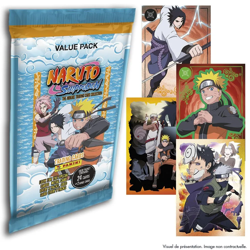 PANINI - Value pack - Naruto Shippuden Hokage Trading Card (26) – Image 2