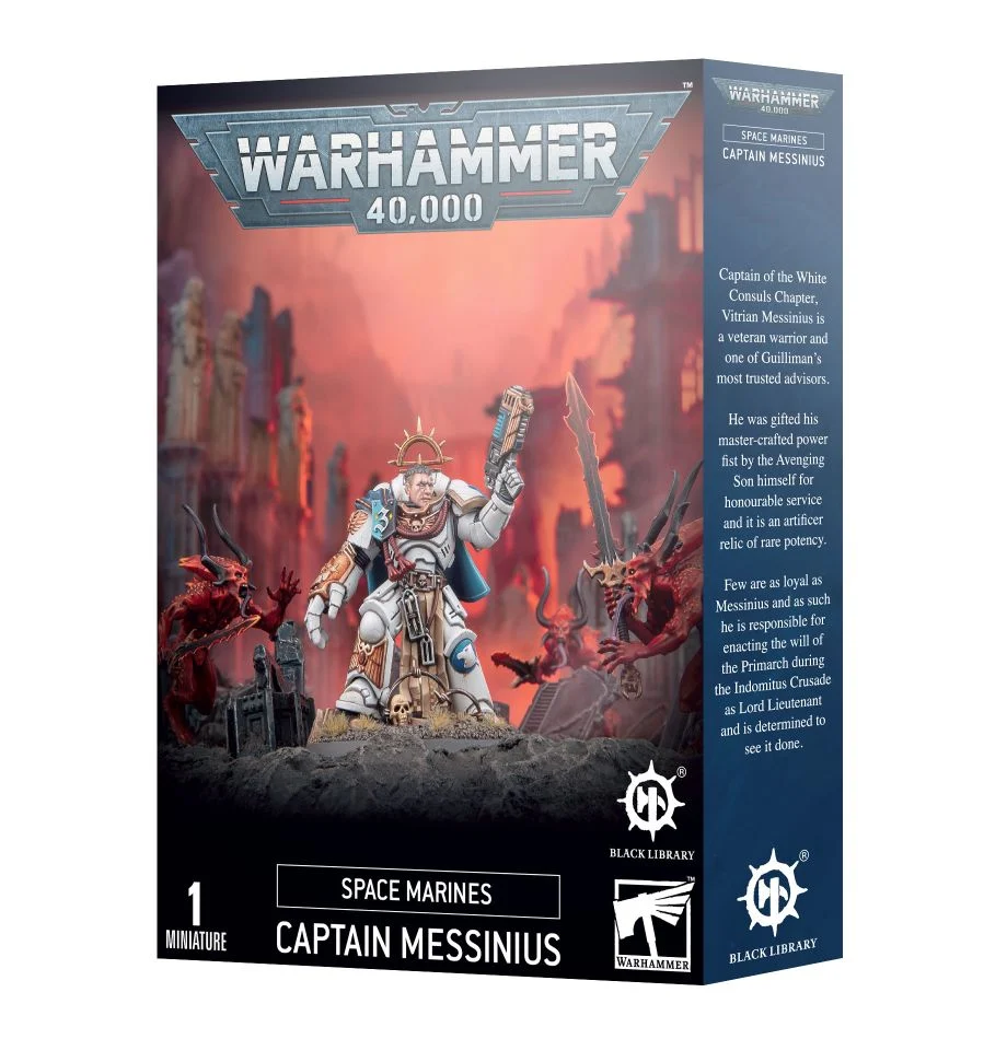 GAMES WORKSHOP - Warhammer 40K - Black Library : Captain Messinius – Image 3