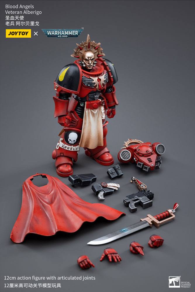 JOYTOY - Warhammer 40K - Blood Angels Veteran Alberigo 1/18 – Image 5