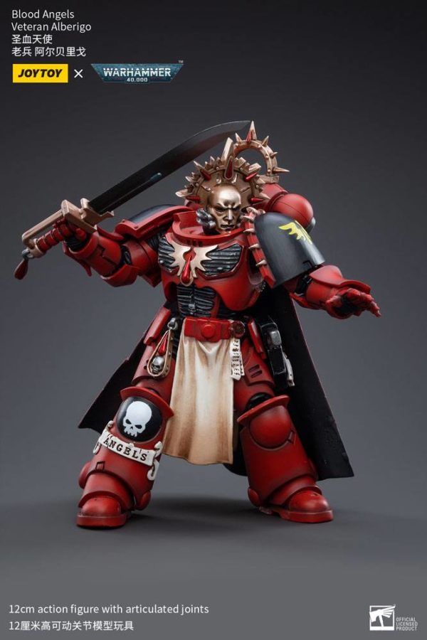 JOYTOY - Warhammer 40K - Blood Angels Veteran Alberigo 1/18