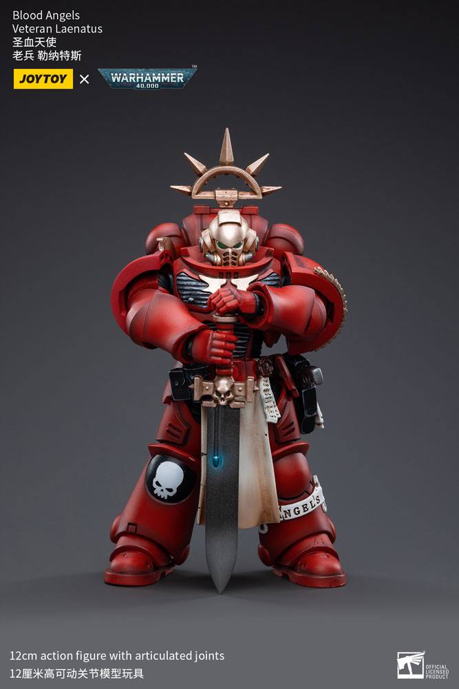 JOYTOY - Warhammer 40K - Blood Angels Veteran Laenatus 1/18 – Image 3