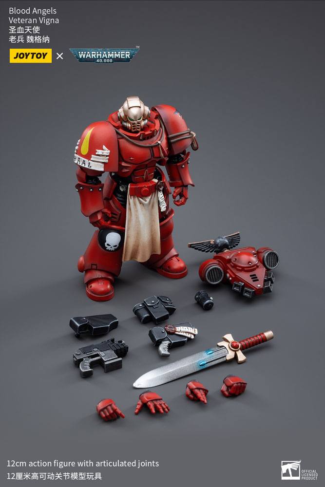 JOYTOY - Warhammer 40K - Blood Angels Veteran Vigna 1/18 – Image 5