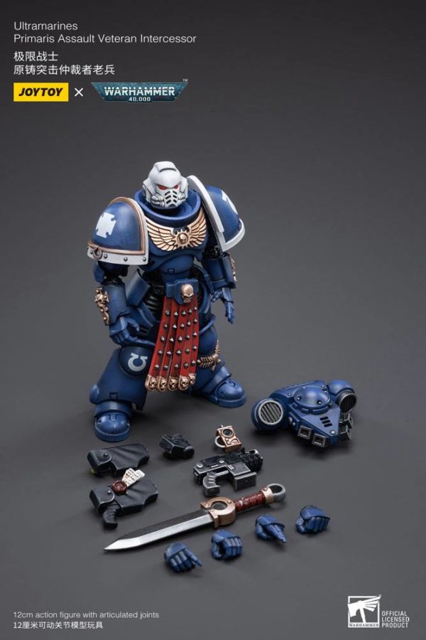 JOYTOY - Warhammer 40K - Ultramarines Primaris Assault Veteran Intercessor 1/18 – Image 5