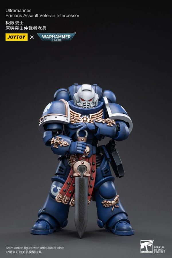 JOYTOY - Warhammer 40K - Ultramarines Primaris Assault Veteran Intercessor 1/18