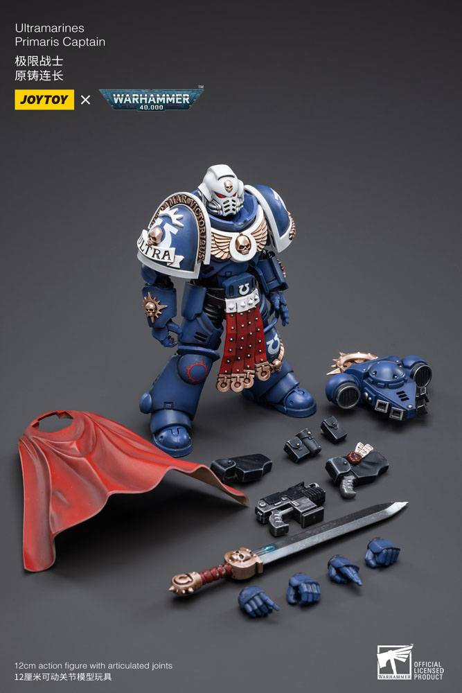 JOYTOY - Warhammer 40K - Ultramarines Primaris Captain 1/18 – Image 2