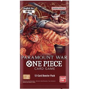 BANDAI - ONE PIECE - Card Game - Paramount War OP02 Booster (Ang)