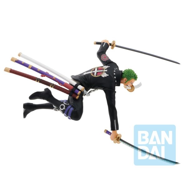 BANDAI - ONE PIECE - ICHIBANSHO FIGURE - RORONOA ZORO (FILM RED -MORE BEAT-) – Image 3