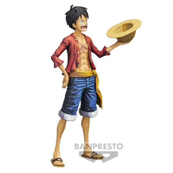 BANDAI - ONE PIECE - Grandista Nero : Monkey. D. Luffy Manga Dimensions 28cm – Image 5