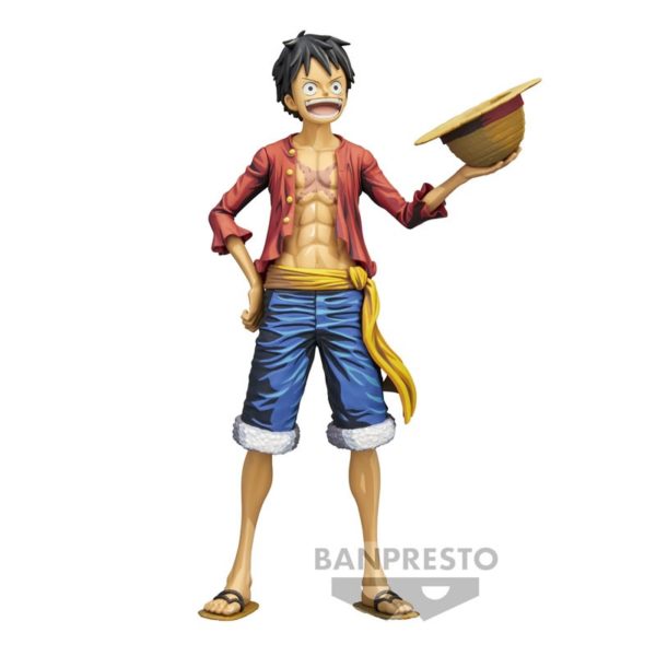 BANDAI - ONE PIECE - Grandista Nero : Monkey. D. Luffy Manga Dimensions 28cm – Image 3