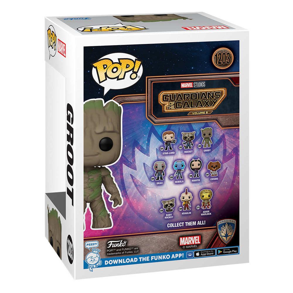 FUNKO POP - MARVEL - Gardians of the Galaxy Vol. 3 1203 : Groot – Image 3