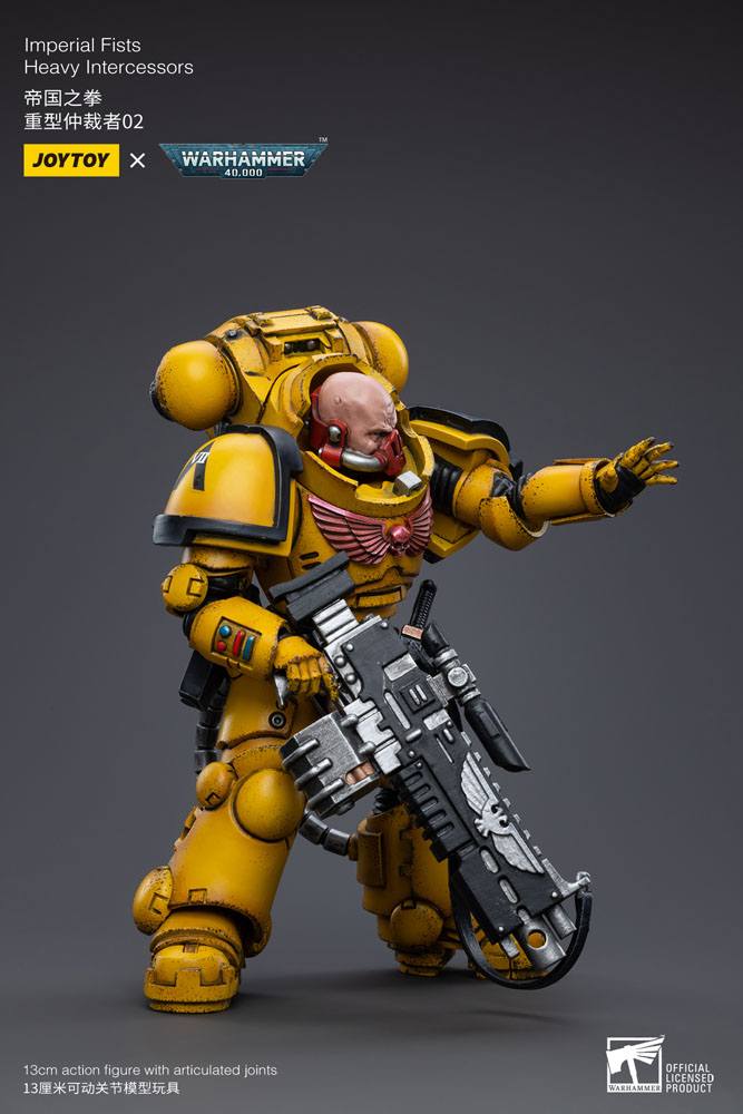 JOYTOY - Warhammer 40K - Imperial Fists Heavy Intercessors 02 1/18 – Image 3
