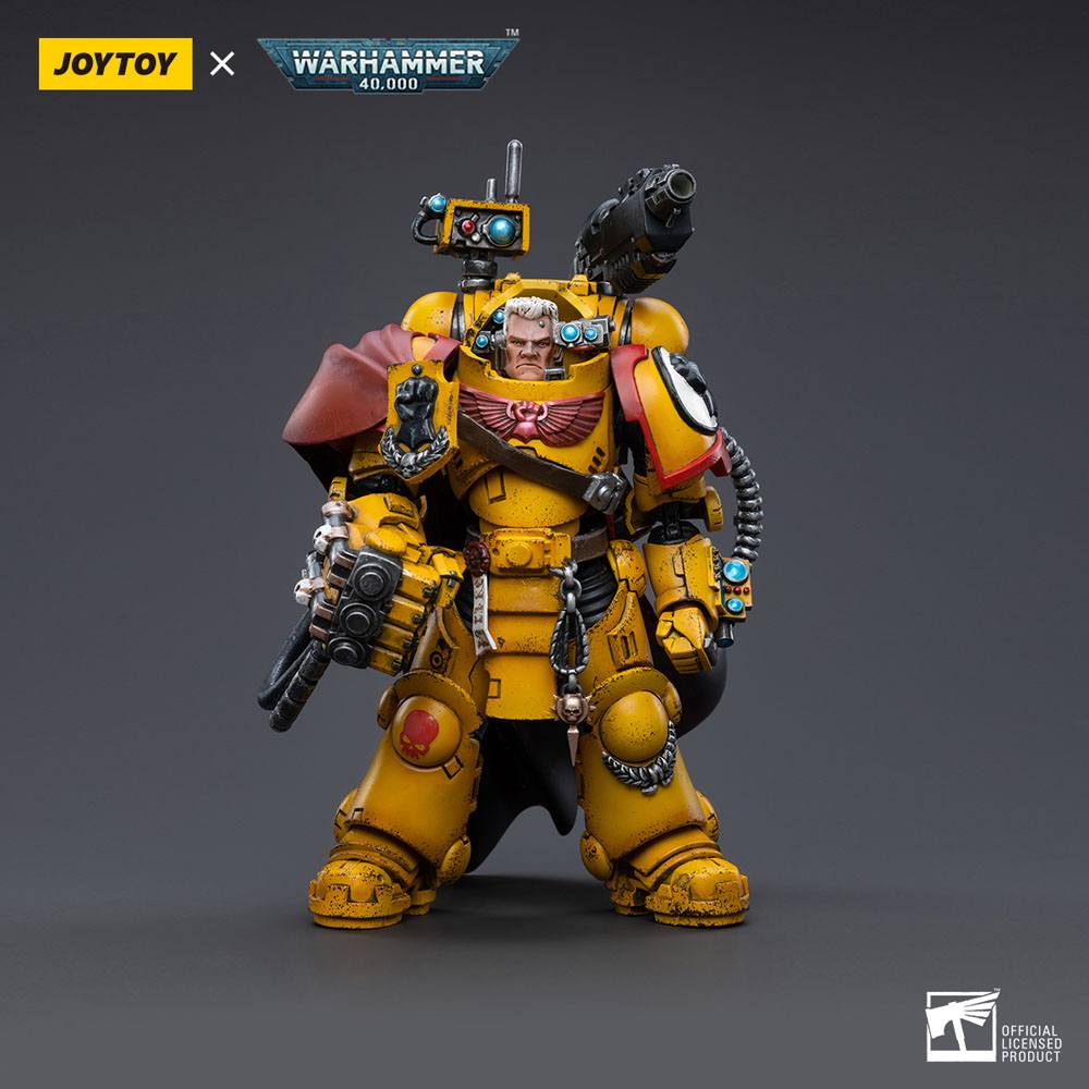 JOYTOY - Warhammer 40K - Imperial Fists Third Captain Tor Garadon 1/18 – Image 5