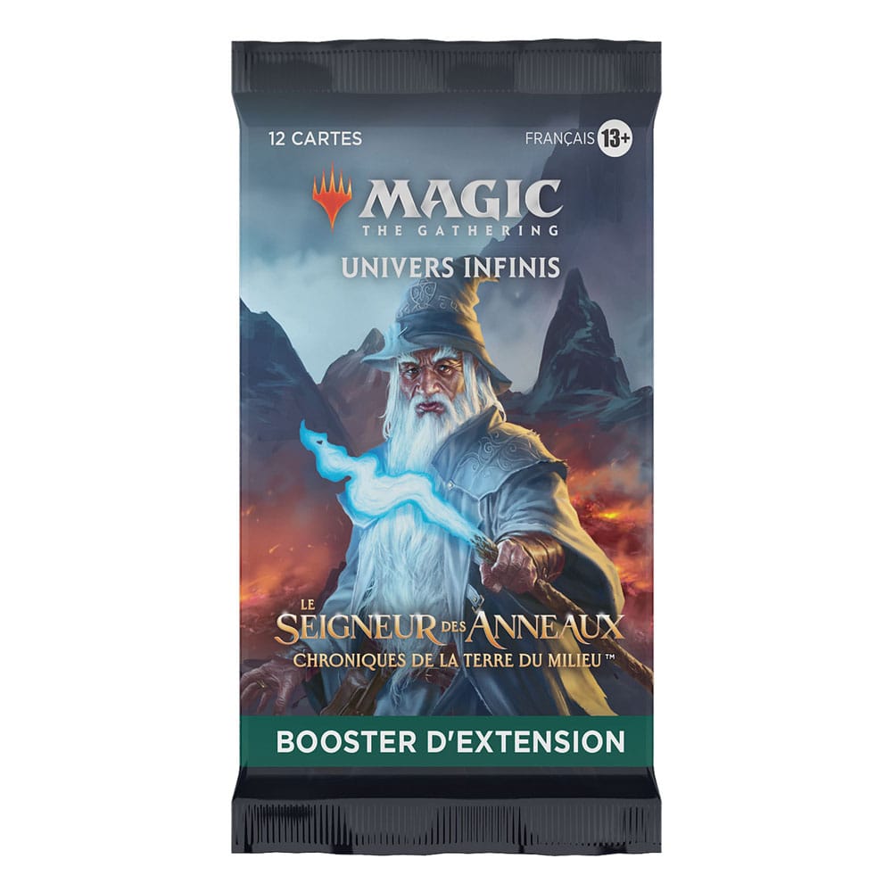 Lot De 4 Coffrets Scéniques Magic : The Gathering - Le Seigneur Des Anneaux, Cartes Borderless Foil, Boosters Inclus