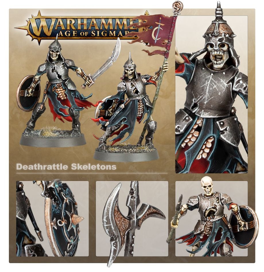 GAMES WORKSHOP - Age of Sigmar - Soulblight Gravelords : Deathrattle Skeletons – Image 3
