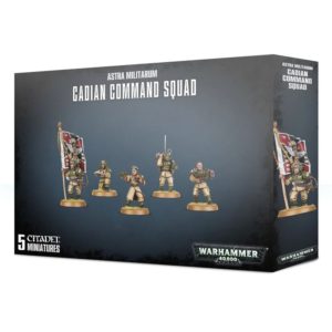 GAMES WORKSHOP - Warhammer 40K - Astra Militarum : Cadian Command Squad (Ancien)