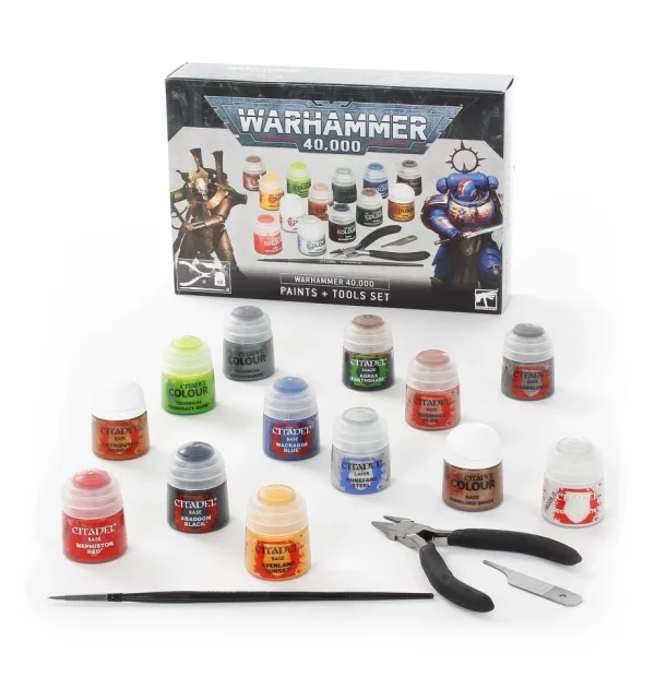 GAMES WORKSHOP - Warhammer 40K - Paint & Tools Set – Image 2