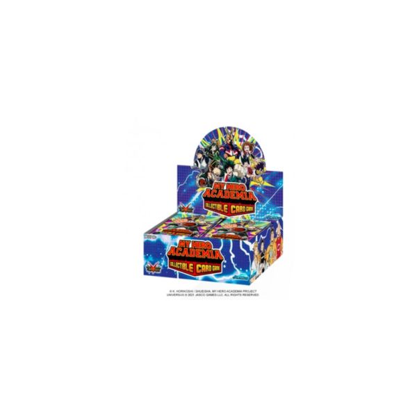 JASCO GAMES - MY HERO ACADEMIA - Collectible Card Game série 1 boite 24x Booster (Ang)