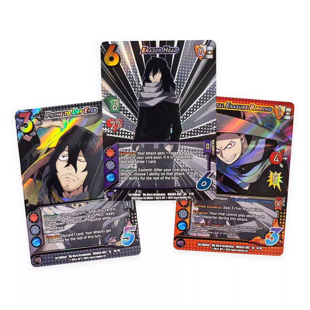 JASCO GAMES - MY HERO ACADEMIA - Heroes Clash série 3 Eraser Head deluxe Starter deck (ANG) – Image 2