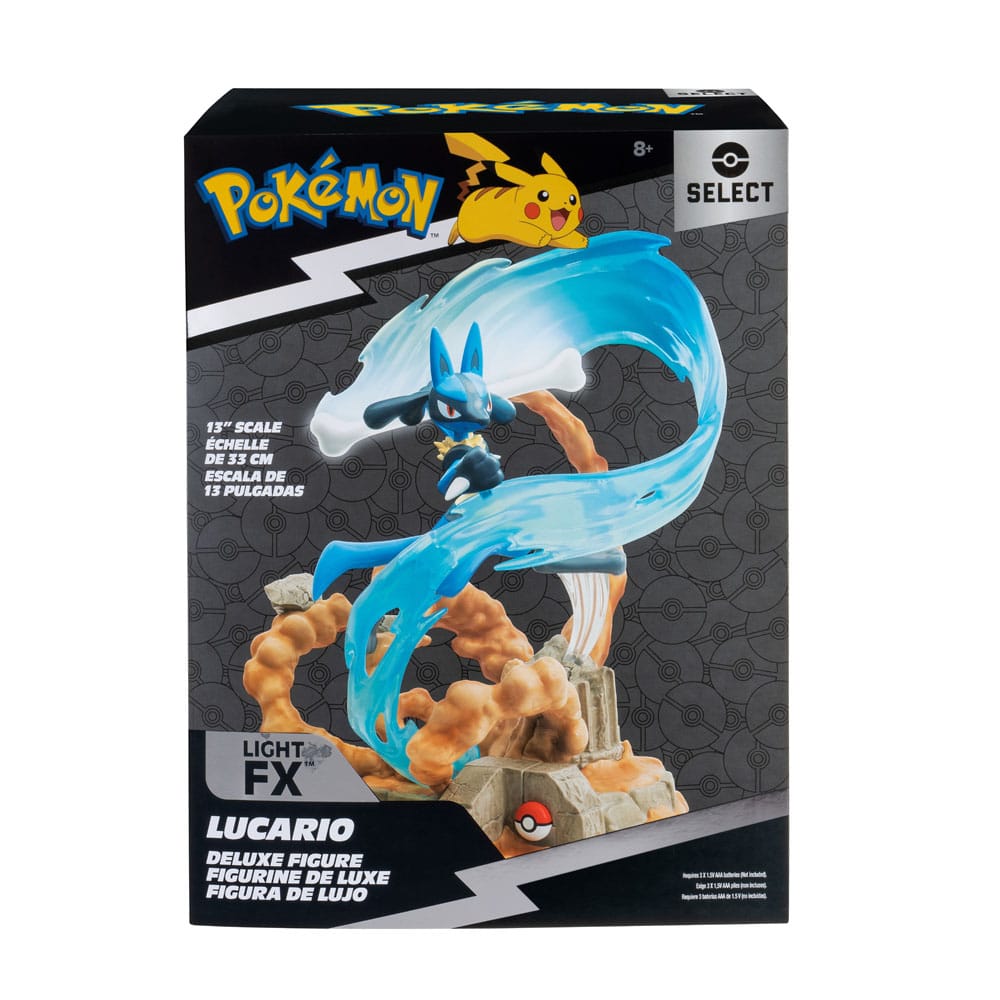 JAZWARES - POKEMON - Statuette lumineuse deluxe : Lucario – Image 2