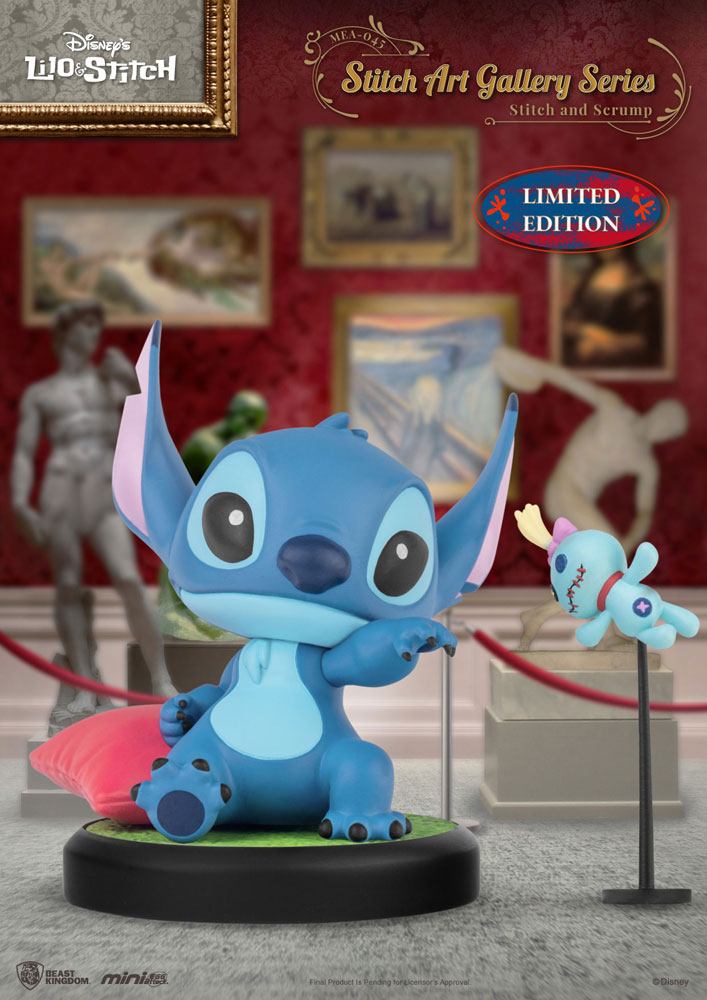 BEAST KINGDOM - DISNEY - Mini Egg Attack - Stich Art Gallery Series : Stich & Scrum - Limited Edition – Image 3