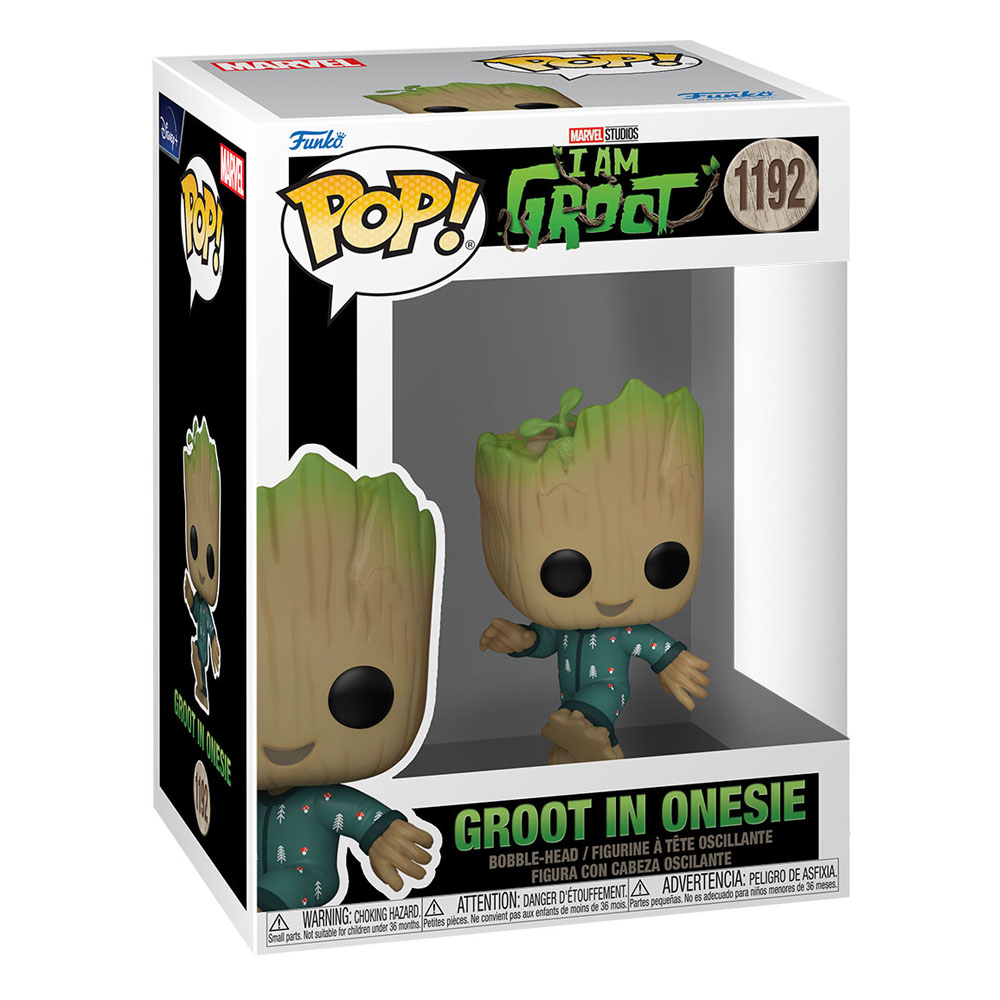 FUNKO POP - MARVEL - I Am Groot 1192 : Groot in Onesie – Image 3