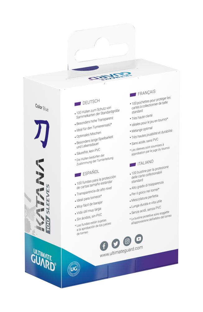 ULTIMATE GUARD - Katana Sleeves : 100 pochettes de protection trading card – Image 2