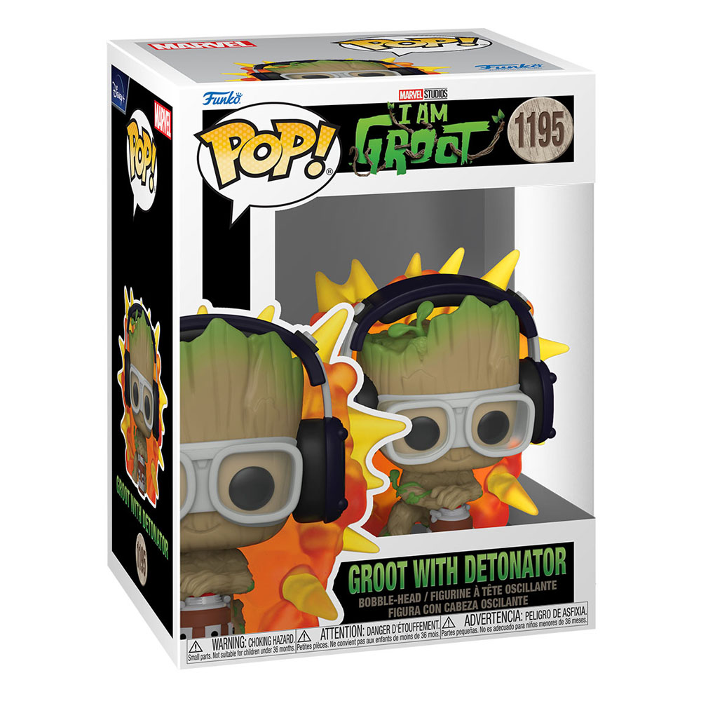 FUNKO POP - MARVEL - I Am Groot 1195 : Groot with Detonator – Image 3
