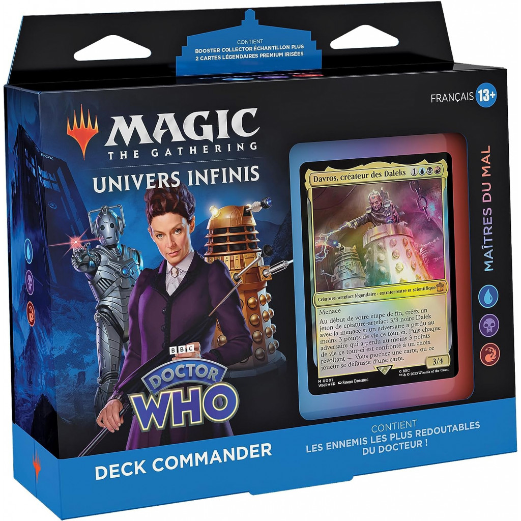 MTG - UNIVERS INFINIS - Doctor Who : Deck Commander Maitres du Mal